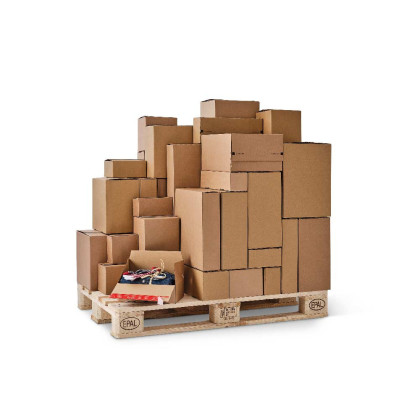 Carton à fond automatique avec bande adhésive 30 x 20 x 30 cm