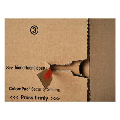 Carton à fond automatique avec bande adhésive 40 x 30 x 30 cm