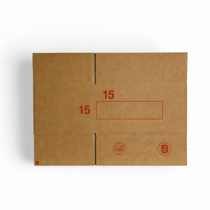 Carton simple cannelure 30 x 20 x 20 A15 personnalisable